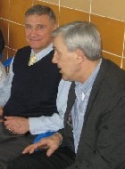 Сл. на пр. А. Шидловский и А. Долгушин  (Бассейн «Жемчужина» ,Митино.Новогодний Блиц Турнир по водному  поло среди  ветеранов. )